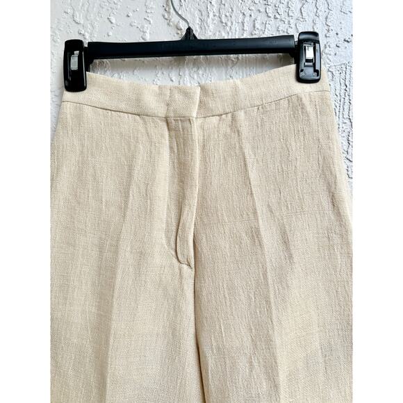 MVP Wardrobe Malibù High Waisted Wide Leg Palazzo Pants Beige Women's 38 / US 4 - Picture 3 of 8